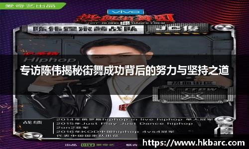 专访陈伟揭秘街舞成功背后的努力与坚持之道